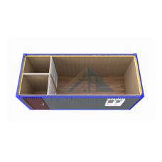 Блок контейнер под офис БК-06 6,0х2,4м с тамбуром и санузлом