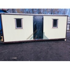 Бытовка металлическая БК-01 6х2.4м с видом распашонки