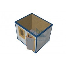 Блок-контейнер БК-01 3х2,4 металлическая  "ЗИМНЯЯ"