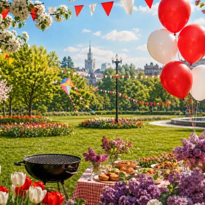 Поздравляем с наступающими майскими праздниками