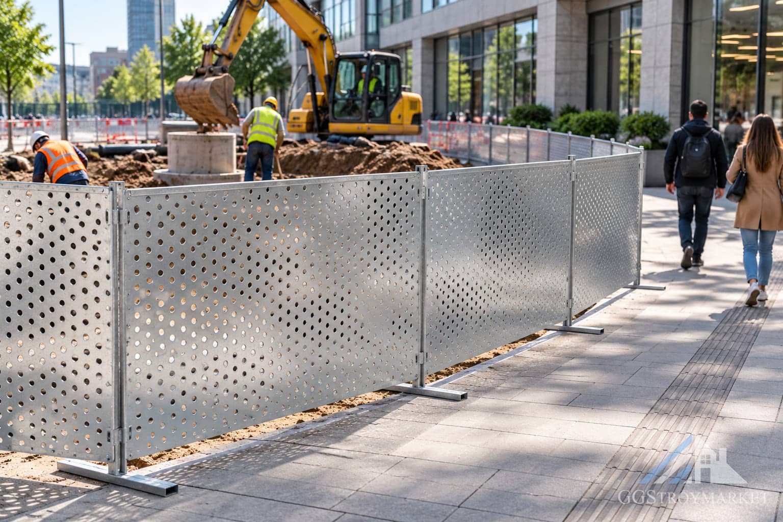 Применение ограждения 1БН